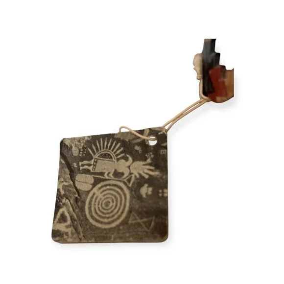 New VTG LAZART 3pc Southwest Metal on Sandstone Sculpture  Gecko Turtle & Bear - Picture 10 of 12